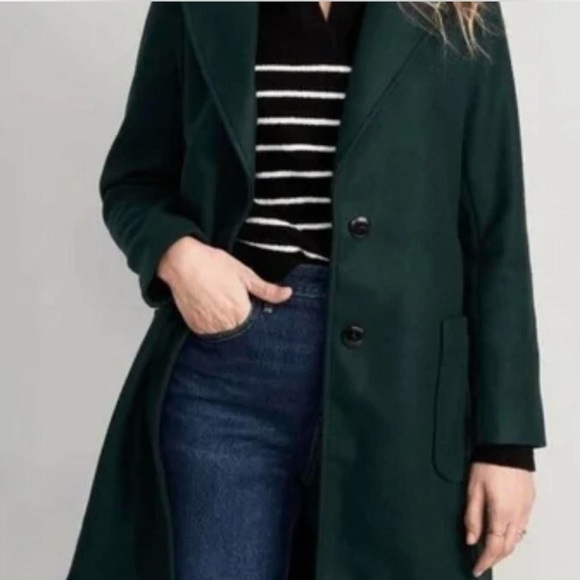 Old Navy Jackets & Blazers - Old Navy Women's Forest Green Trench Coat